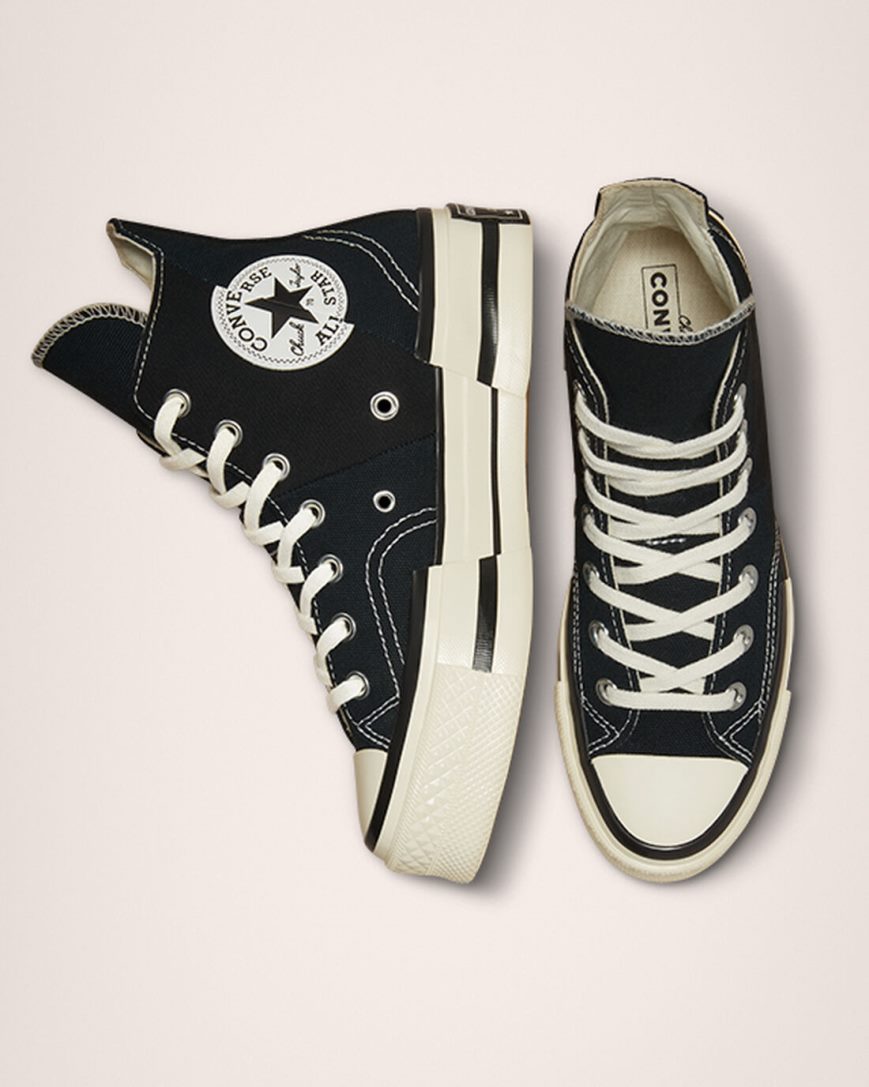 Tenisi Inalti Barbati Converse Chuck 70 Plus Negrii | RO LWGIN275